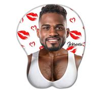 NOONATIVE Personalized Face Photo 3D Mouse Pad,Custom Funny & Naughty Photo 3D Sexy Body Mousepad,Adult Jokes Gifts for Couple Coworker Troll for Wife Girlfriend