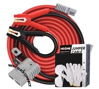 NOONE Jump Leads, 0 Gauge 9M Heavy Duty 1000A Quick Connect Car Jump Leads for Car, SUV and Truck Battery, Jump Leads Kit with Gloves, Glasses in Carry Bag