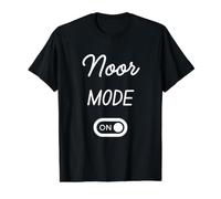 Noor Mode On Name Value Graphic T-Shirt, Men, Black, L