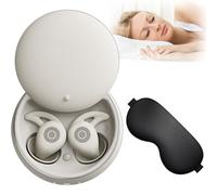 Noorasleep Snooze Pods Pro, 2025 New Snoozepods Pro - Bluetooth Sleepbuds, Noora Sleep Cancelling Ear Pods for Sleep, Comfortable Snugly & Noise Reduction for Side Sleepers (White)