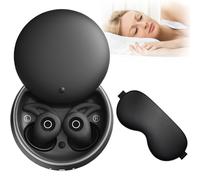Noorasleep Snooze Pods Pro, 2025 New Snoozepods Pro - Bluetooth Sleepbuds, Noora Sleep Cancelling Ear Pods for Sleep, Comfortable Snugly & Noise Reduction for Side Sleepers (Black)