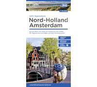 Noord Holland / Amsterdam cycling map: Auf ans Meer! Von Hoek van Holland bis Den Helder. (Regionalkarte)