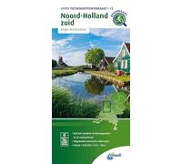 Noord-Holland South bicycle junction maps: Regio Amsterdam (ANWB Fietsknooppuntenkaart (15)): 1:100 000 (Knooppuntkaarten)
