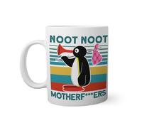 Noot Noot Funny Pingu Meme Motherf Classic White Mug | Funny Novelty Mugs for Coffee Tea 330ml