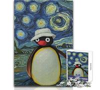 Noot Noot Pingu 1000 Piece Jigsaws for Teenagers Logical Thinking Development Game Great Gift for Meaningful Moments Size 50x75cm
