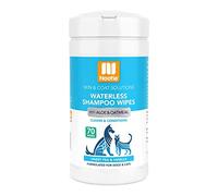 Nootie Waterless Shampoo Wipes for Dogs & Cats - Sweet Pea & Vanilla, 70 Pack
