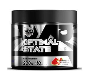 Nootropic Focus Blend Powder for Brain Health & Cognitive Function | with BrainBerry, EnXtra & AstraGin | 40 Servings | Made in The UK by WOD Powders - 200g (Strawberry Watermelon)