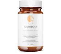 Nootropics Brain Supplement, Unique High Potency Cognitive Enhancer for Energy, Focus, Brain Function, Mental Alertness & Memory with Bacopa Monnieri, Ginkgo, Tyrosine, Theanine, Brain Vitamins