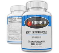 NootroStim Add Attention Energy Focus Nootropic Brain Stimulant Pill Adults