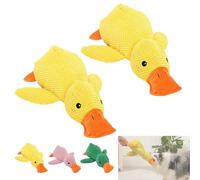 Noovelo Calming Duck Dog Toy, Emotional Support Duck For Dogs, Calming Duck Dog Toy Bright Yellow, Dogs Emotional Support Duck Toy, Best Friends Calming Duck Toy (A * 2)