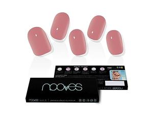NOOVES 4128-50234 Laminas De Unas De Gel Dusty Rose Premium Glam #cat Eye 20 U for Adults, Made for Daily Beauty and Care
