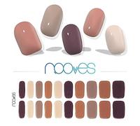 NOOVES 4128-50593 Laminas De Unas De Gel Secret Earth Premium Luxe #Solid Color 20 U for Adults, Ideal for Daily Beauty and Care
