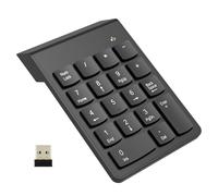 NOOX Wireless Number Pad, Numeric Keypad Numpad Laptops Desktop Computer Accessories, Compatible with Chromebook NoteBook EliteBook MateBook - 10 Key USB Keypad Office Essentials