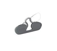 Nooz Optics Armless Reading Glasses - Color Grey Magnification Strength +1.00 - Rectangular