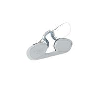 Nooz Optics Armless Reading Glasses - Color Silver Magnification Strength +1.00 - Rectangular