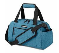 Noozion 14 inch Small Gym Bag for Women & Men, Lightweight Carry On Mini Duffle Bag with Multiple Pockets, Sports Bag for Travel and Workout., Navy Blue, Gym Bag