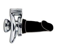 NoPacha Servant - Locking Stainless Steel Male Chastity Belt with Optional Dildo Attachment - Size - 50 mm / 2.0''