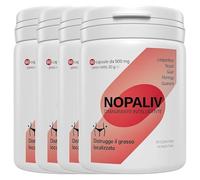Nopaliv Slimming Supplement 240 Capsules - Fast Fat Burning, Flat Belly Draining, Appetite Control - Nopal, Guarana, Moringa - Natural, Stimulant Free