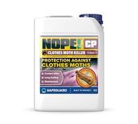 NOPE! CP Moth Killer Spray (5L) - Fast acting, Odourless, Long-lasting Moth Repellent for Clothes, Home, Wardrobe, Room & Carpets.