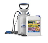 NOPE! CP Moth Killer Spray - Fast acting, Odourless, Long-lasting Moth Repellent for Clothes, Home, Wardrobe, Room & Carpets. (5 Litres & Sprayer)