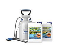 NOPE! Flea Killer Spray for The Home (2 x 5L & Sprayer) - Fast-Acting, Odourless & Non-Staining, Extended Residual Action up to 3 Months. Indoor & Outdoor Flea treatment