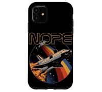 Nope Funny Astronaut Space Mission Rocket Science Moon Case for iPhone 11