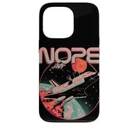 Nope Funny Astronaut Space Mission Rocket Science Moon Case for iPhone 13 Pro