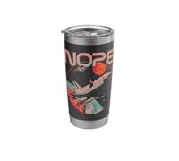 Nope Funny Astronaut Space Mission Rocket Science Moon Stainless Steel Insulated Tumbler