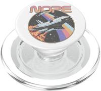 Nope Funny Astronaut Space Rocket Science Galaxy Moon PopSockets PopGrip for MagSafe