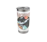 Nope Funny Astronaut Space Rocket Science Galaxy Planet Moon Stainless Steel Insulated Tumbler