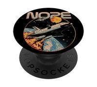 Nope Funny Astronaut Space Universe Rocket Science Moon PopSockets Adhesive PopGrip