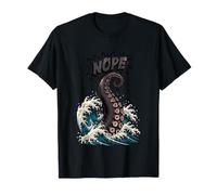 Nope Giant Squid Tentacle Comic Pop Art Funny T-Shirt
