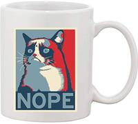 Nope Grumpy cat Ceramic Mug bnft