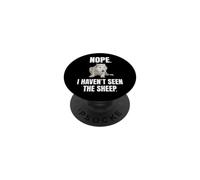 Nope I Haven't Seen The Sheep Funny Innocent Wolf Meme PopSockets Adhesive PopGrip