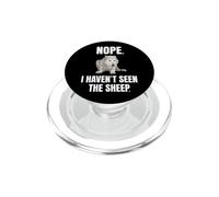 Nope I Haven't Seen The Sheep Funny Innocent Wolf Meme PopSockets PopGrip for MagSafe