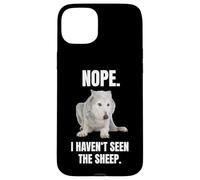 Nope I Haven't Seen The Sheep Funny Wolf Meme Case for iPhone 15 Plus