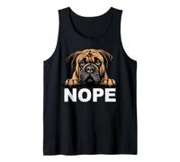 Nope Lazy English Mastiff Dog Lover Tank Top
