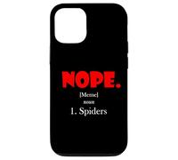 Nope Meme Definition Anti Spiders Funny Arachnophobia Spider Case for iPhone 12/12 Pro