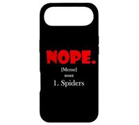 Nope Meme Definition Anti Spiders Funny Arachnophobia Spider Case for iPhone Air