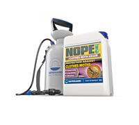 NOPE! Moth Killer Spray - Fast acting, Odourless, Long-lasting Moth Repellent for Clothes, Home, Wardrobe, Room & Carpets. (5 Litres & Sprayer)