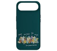 Nope, Nay, Never, Not Gonna Happen Today! Quirky Lazy Cats Case for iPhone Air