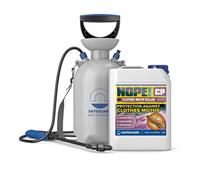 NOPE! Nope Cp Moth Killer (5L & Sprayer) Fast Acting, Odourless, Long-Lasting Moth Repellent For Home, Clothes, Wardrobe, Room & Carpets