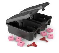 Nope! Nope Pre-Baited Rat Bait Kit (2 Boxes, 6 Blocks 20G) Ready-To-Use Rodent Poison Blocks With Single-Feed Brodifacoum & Bait Station