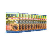 Nope! Nope Rat & Mouse Killer Grain Bait (12X150G) Super Strength Poisoning Rodent, Single Feed, Quick-Acting For Outdoor In All Weather