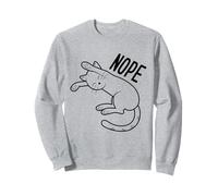 Nope Not Today Funny Lazy Bum Cat T-Shirt Kitty Lover Gift Sweatshirt