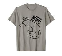 Nope Not Today Funny Lazy Bum Cat T-Shirt Kitty Lover Gift T-Shirt