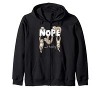 NOPE Not Today | Lazy Chill Out Day Sloth Zip Hoodie
