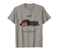 Nope Not today Lazy Dachshund Gift For Dachshund Dog Lovers T-Shirt