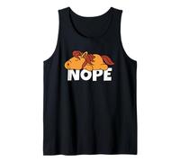 Nope Not Today Lazy Pony Horse Tank Top