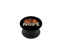 Nope Not Today Lazybones Laziness Lazy Bison PopSockets Adhesive PopGrip